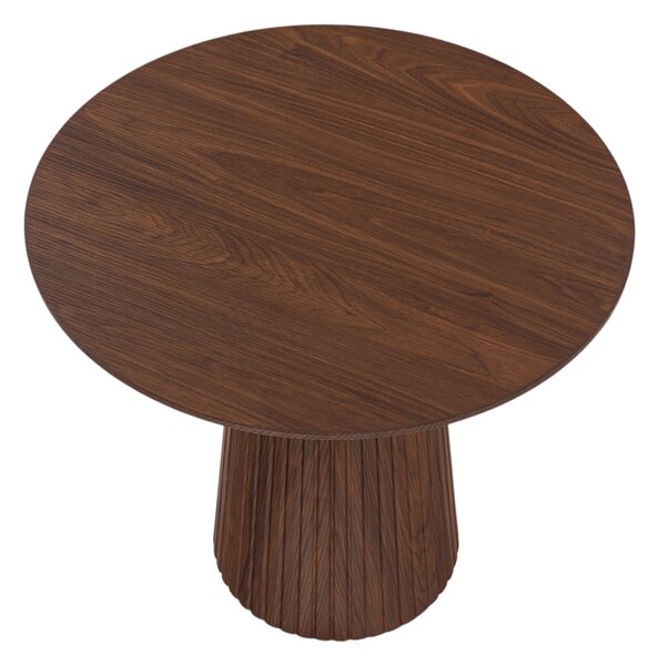Măsuță de cafea rotundă Stellis 60 cm - nuc