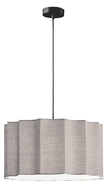Pendul pe cablu WAVY 1xE27/14W/230V gri