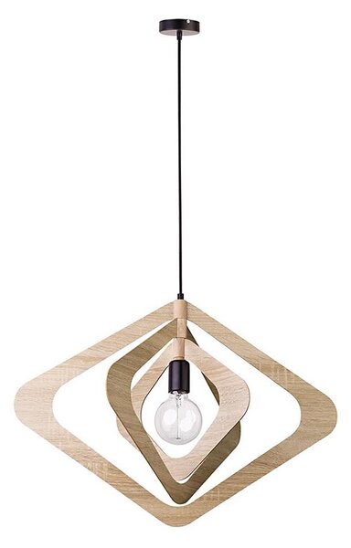 Lampă suspendată cu cablu ROXIE 1xE27/15W/230V maro
