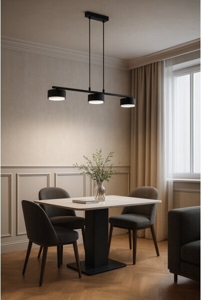 Brilagi - Lustru LED RGB dimabil pe cablu MONO 3xGX53/14W/230V Wi-Fi Tuya negru