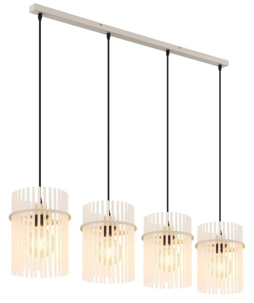 Globo 15698-4HB - Lustră suspendată pe cablu GORLEY, 4xE27/60W/230V