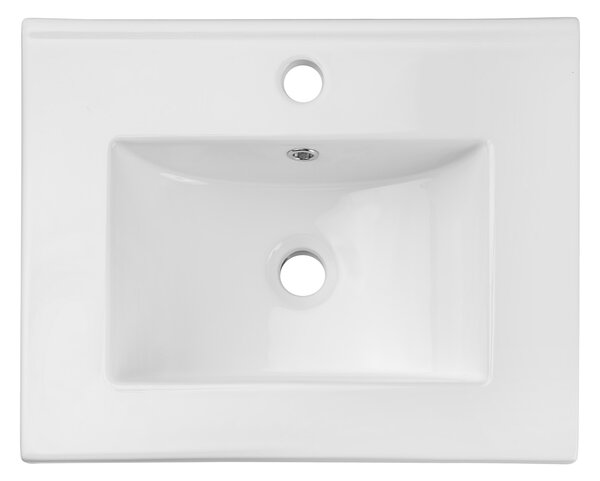 Comad Dance White lavoar 51x40 cm dreptunghiular încastrat alb luciu UM2050RBDANCE50DP