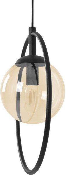 Kaja Venta lampă suspendată 1x10 W negru-chihlimbar K-5476