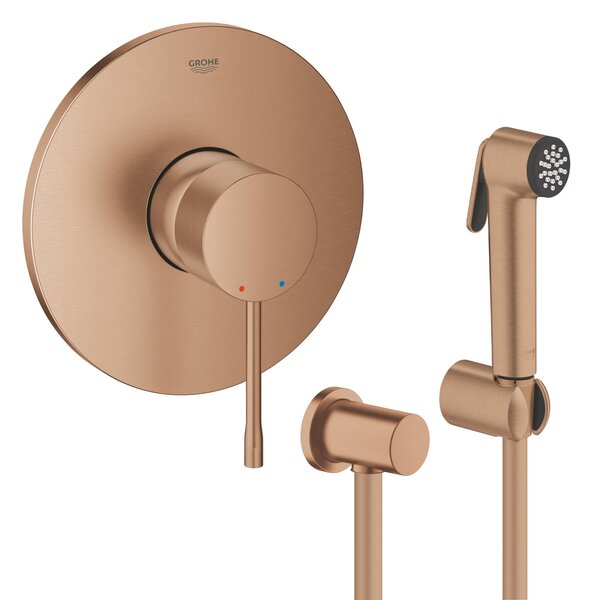 Set baterie de duș Grohe Essence 24057DL1, set baterie bideu Grohe Tempesta 27513DL1, 27057DL0