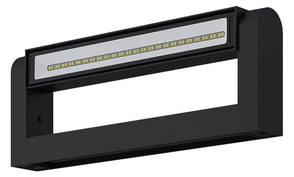 Brilagi - Aplică de exterior SALERNO LED, 12W, 230V, 35,5 cm, negru, IP65