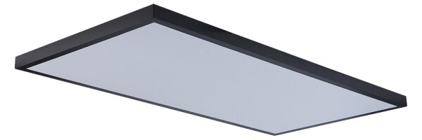 Brilagi - LED Plafonieră LED pentru baie FRAME, 96W, 230V, 120x60 cm, IP44, negru
