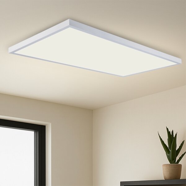 Brilagi - Plafonieră LED pentru baie FRAME LED/96W/230V 120x60 cm IP44 albă