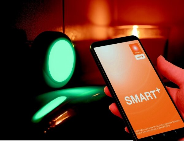 Osram - Lumină de veghe SMART+ DOT-IT LED RGBW tactilă, reglabilă, 0,5W/5V