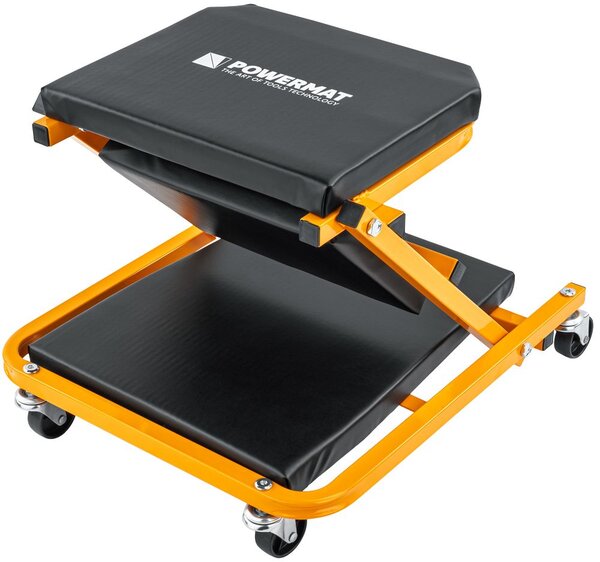 Șezlong și scaun ergonomic pentru atelier 2in1 - 150 kg