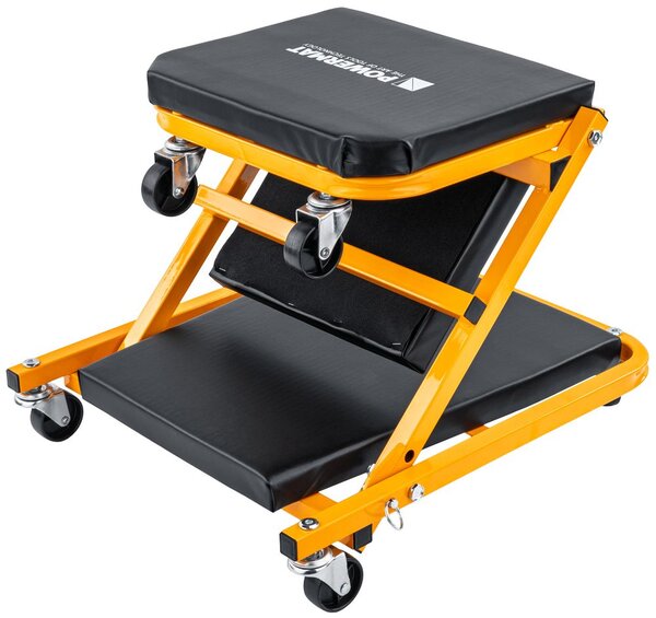 Șezlong și scaun ergonomic pentru atelier 2in1 - 150 kg