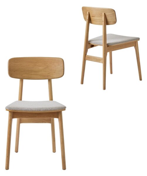 Scaun de dining Livo, stejar natural