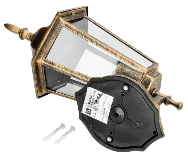 Aplică de exterior 1xE27/60W/230V IP44 aurie