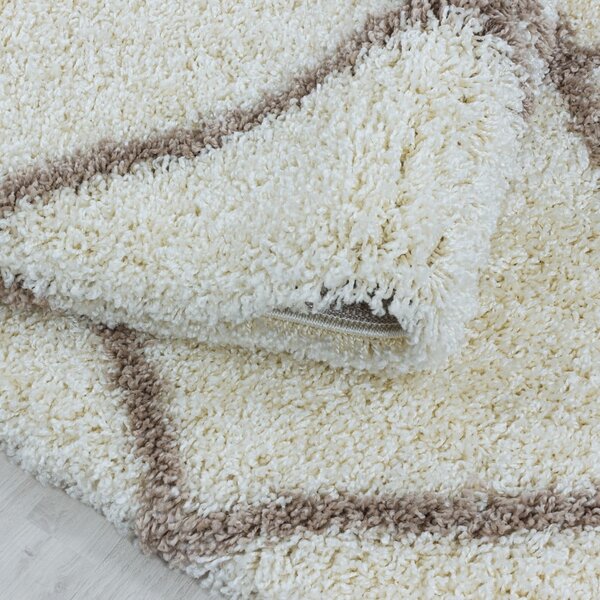 Covor crem rotund ø 120 cm Alvor – Ayyildiz Carpets