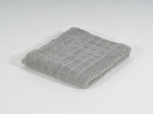 Prosop SOFT 50 x 100 cm gri deschis, 100% bumbac