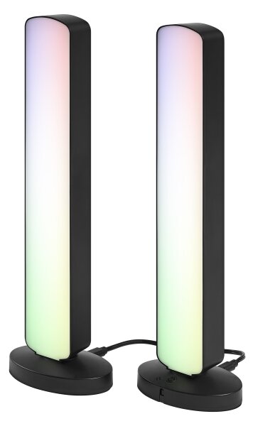 Osram - Set de 2 lămpi de masă LED RGBW dimabile MOOD LIGHT, 4W/230V, Wi-Fi + telecomandă