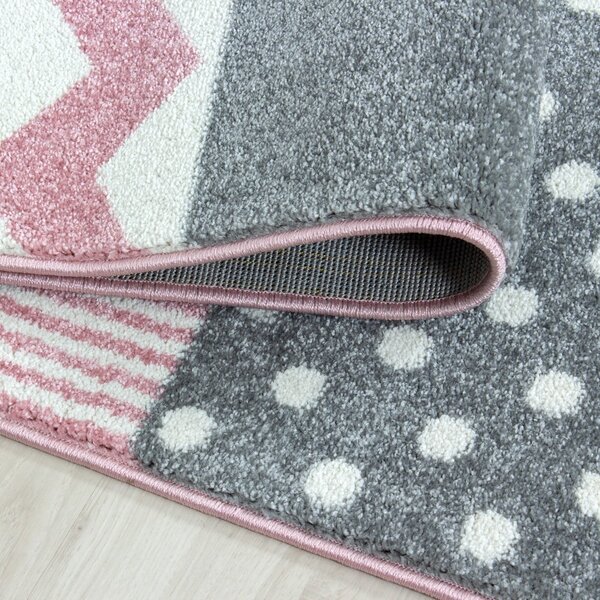 Covor pentru copii roz/gri 120x170 cm Kids – Ayyildiz Carpets