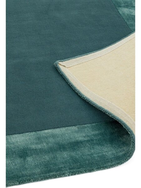 Covor în culoarea petrolului handmade din amestesc de lână 160x230 cm Ascot – Asiatic Carpets