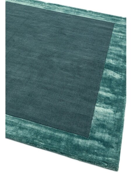 Covor în culoarea petrolului handmade din amestesc de lână 160x230 cm Ascot – Asiatic Carpets
