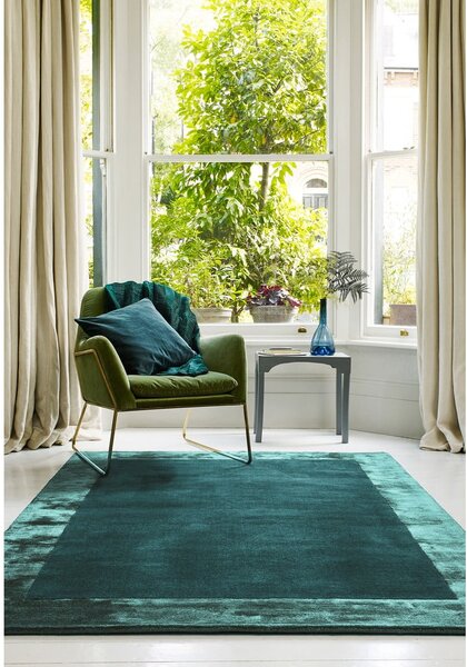 Covor în culoarea petrolului handmade din amestesc de lână 160x230 cm Ascot – Asiatic Carpets