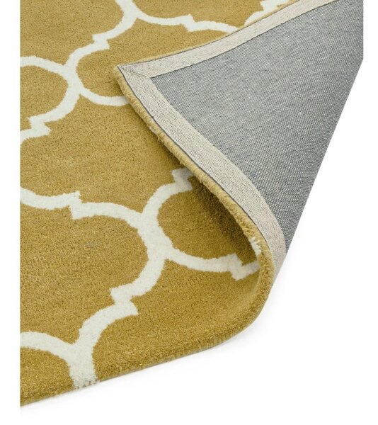 Covor galben ocru handmade din lână 120x170 cm Albany – Asiatic Carpets