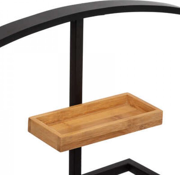 Valet din metal negru HENRY