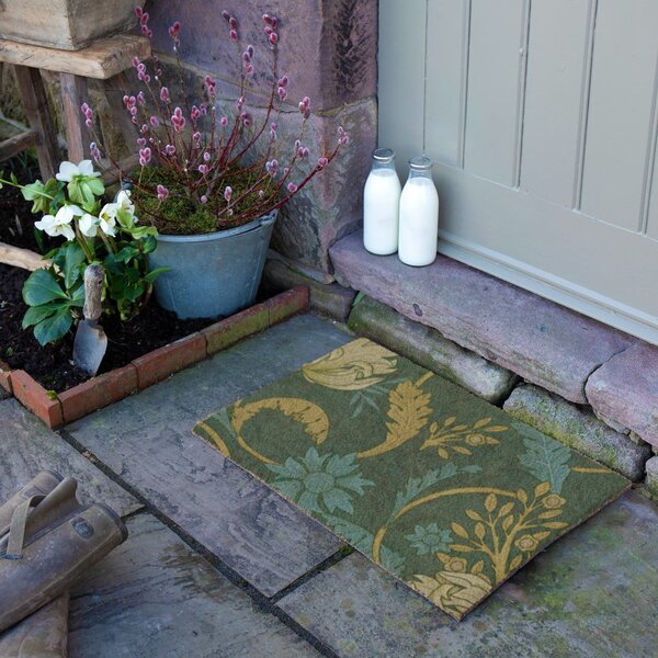 Covoraș de intrare din fibre de nucă de cocos 40x60 cm William Morris – Artsy Doormats