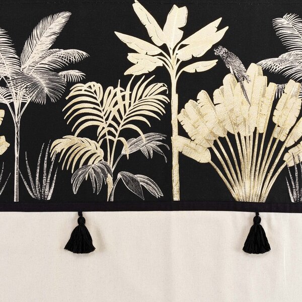Draperie neagră/bej 140x240 cm Karaba – douceur d'intérieur