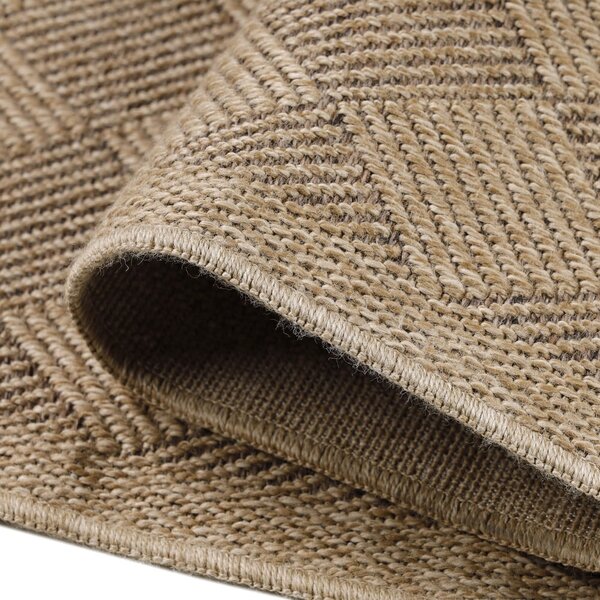 Covor pentru exterior și interior în culoare naturală închisă 120x170 cm Dhaka – Ayyildiz Carpets