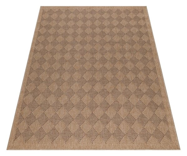 Covor pentru exterior și interior în culoare naturală închisă 120x170 cm Dhaka – Ayyildiz Carpets