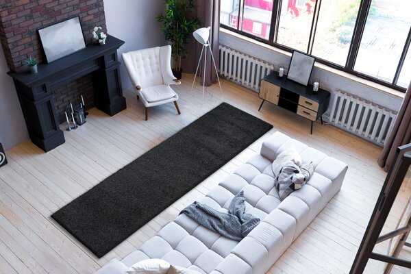 Traversa Ilvi neagra 80/300 cm