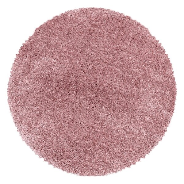 Covor roz rotund ø 80 cm Fluffy – Ayyildiz Carpets