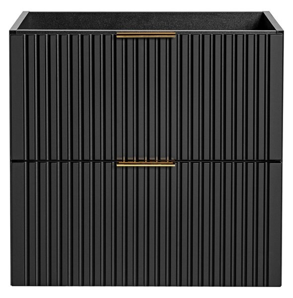 Comad Adel Black dulap 60x46x57 cm sub chiuveta pe perete negru ADEL BLACK 82-60-B-2S