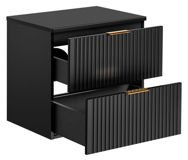 Set dulap Comad Adel Black ADEL BLACK 82-60-B-2S, blat Comad Adel Black ADEL BLACK 89-60-B