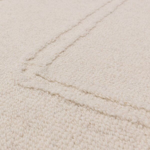 Covor crem handmade din lână 120x170 cm Ada – Asiatic Carpets