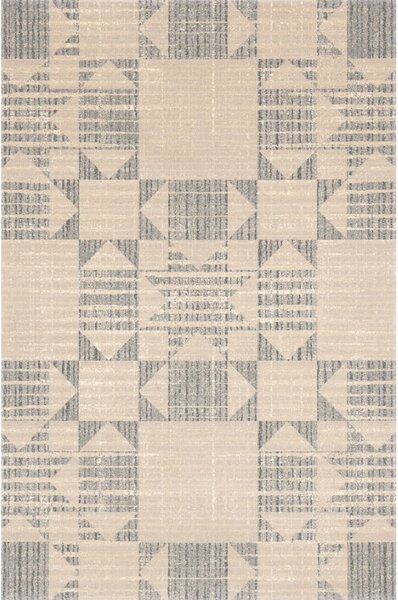 Covor bej din lână 133x190 cm Frotage beige – Agnella