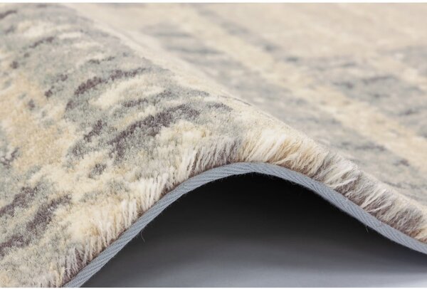 Covor bej din lână 133x190 cm Frotage beige – Agnella