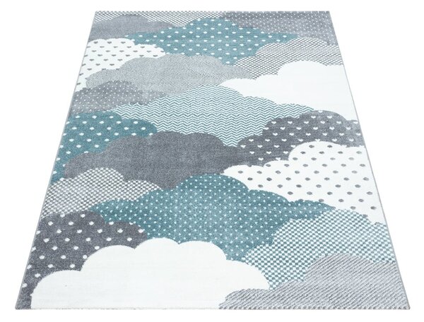 Covor pentru copii albastru/gri 80x150 cm Bambi – Ayyildiz Carpets
