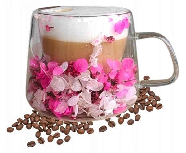 JAKS Pahar termic cu flori 180 ml 1 buc Mixi