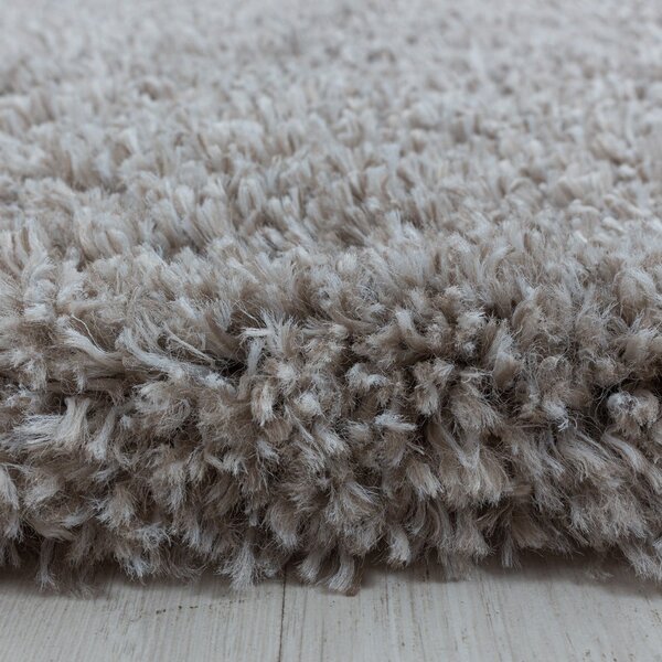 Covor maro deschis rotund ø 80 cm Fluffy – Ayyildiz Carpets