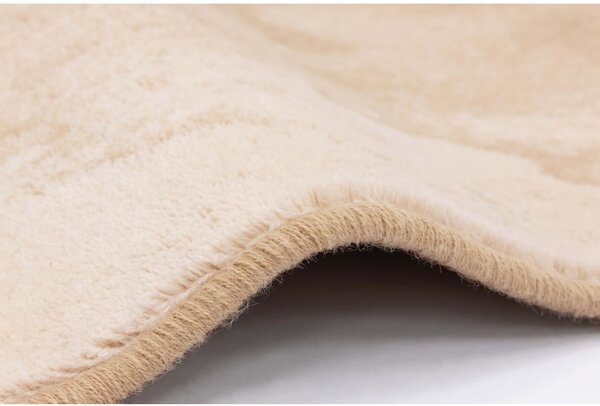 Covor din lână 133x180 cm Burst dark beige – Agnella