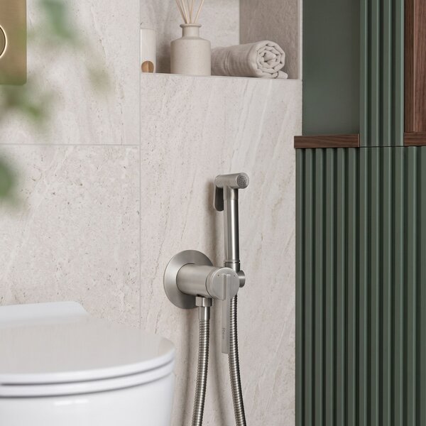 Baterie bideu Rea Grace Brush Nickel