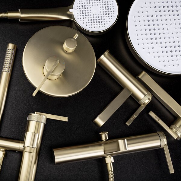 Baterie pentru cadă REA Grace Brush Gold