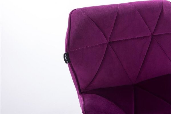 HR111CROSS Scaun Catifea Fucsia Velur