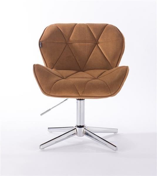 HR111CROSS Scaun Catifea Galben Miere Velur