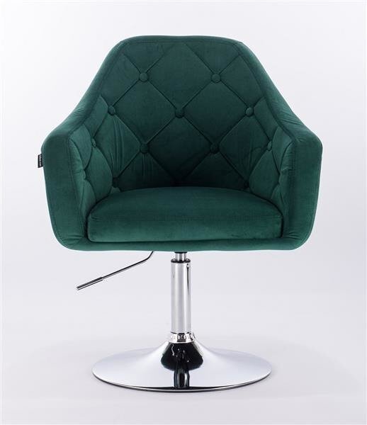 HR831N Scaun Catifea Verde Smarald