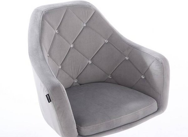 HR830CK Scaun Catifea Gri