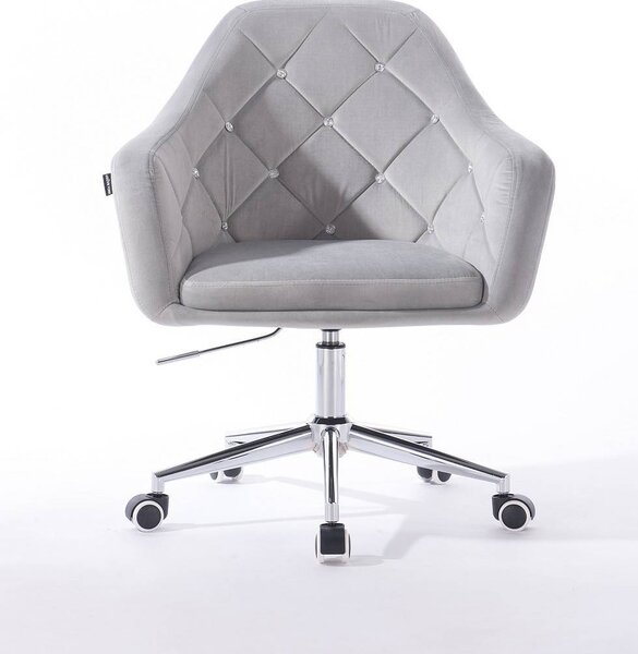 HR830CK Scaun Catifea Gri