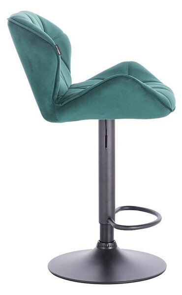 HR111W Scaun Catifea Gri Velur cu Bază Neagra
