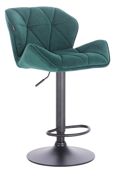 HR111W Scaun Catifea Gri Velur cu Bază Neagra
