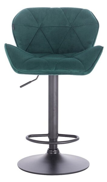 HR111W Scaun Catifea Gri Velur cu Bază Neagra